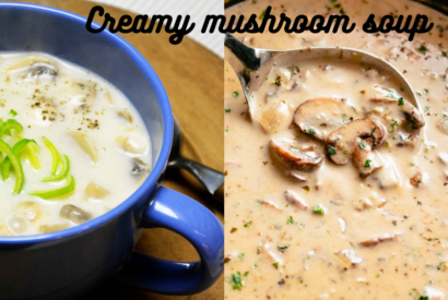 Thumbnail for Creamy Mushroom Soup Recipe and benefits