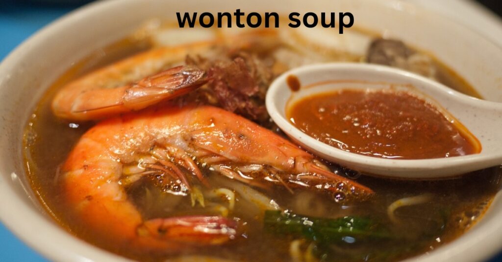 Wonton soup recipe
