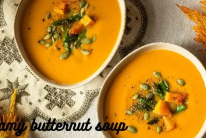 Thumbnail for Creamy Butternut Soup Recipe