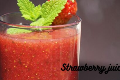 Thumbnail for Strawberry Juice Recipe at Home free