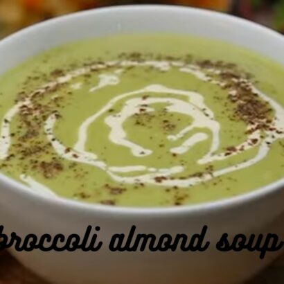 Broccoli Almond Soup Recipe