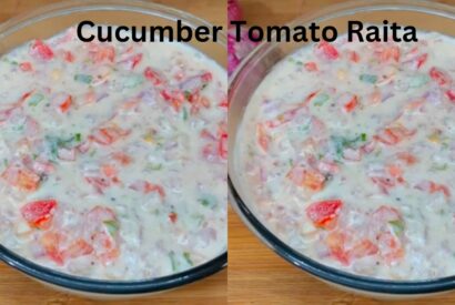 Thumbnail for Easy Tomato Cucumber Raita