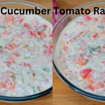 Easy Tomato Cucumber Raita